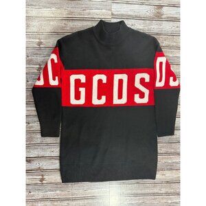 Gcds wear knit Wool sweater size M color black red white